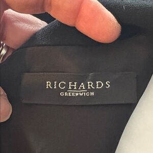 FLASH! Valentino/Richards of Greenwich Chic Black Sleeveless Dress, size 6